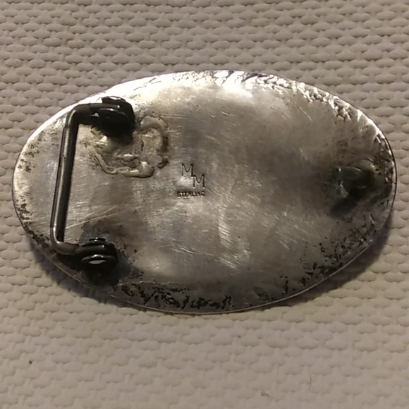 Sterling Silver Belt Buckle - Picture 4 of 6